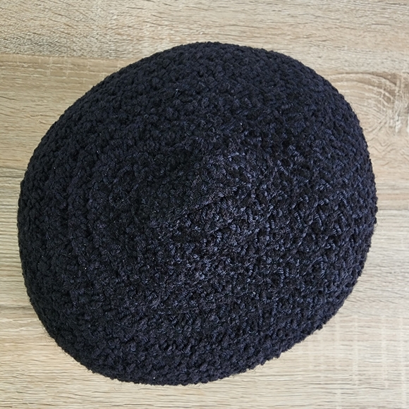 BETMAR NEW YORK Black Woven Knit Bucket Hat Wool Blend - Picture 3 of 8
